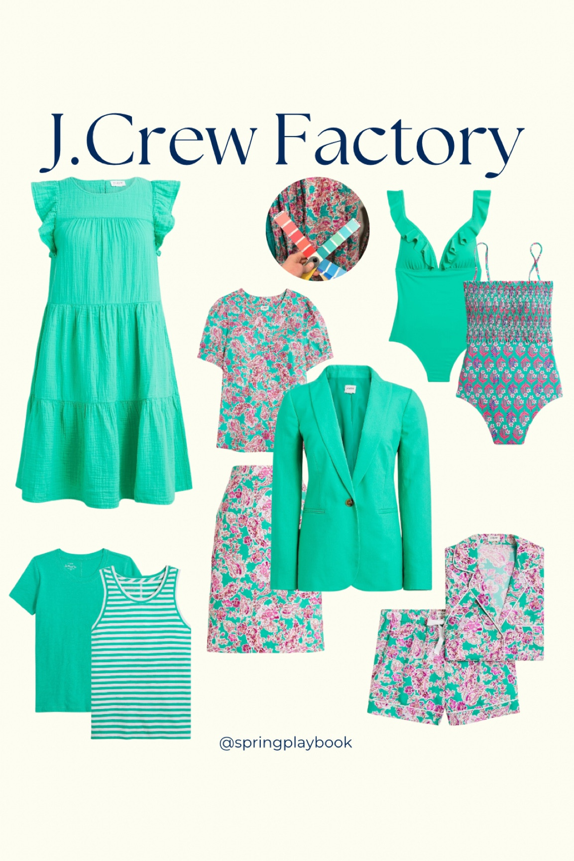 J.Crew Factory for Light & Warm Springs!

The solids harmonize great with Warm Spring. The print has a range of neutral to warm pinks that will look best on Light Springs. True/Paintbox Springs and some Light Summers will also love this!

#createdcolorful #createdcolorfulspring #hocspring #tcispring #pcaspring #lightspring #warmspring #truespring #brightspring #clearspring #paintboxspring #bluespring

#LTKSaleAlert #LTKOver40 #LTKMidsize
