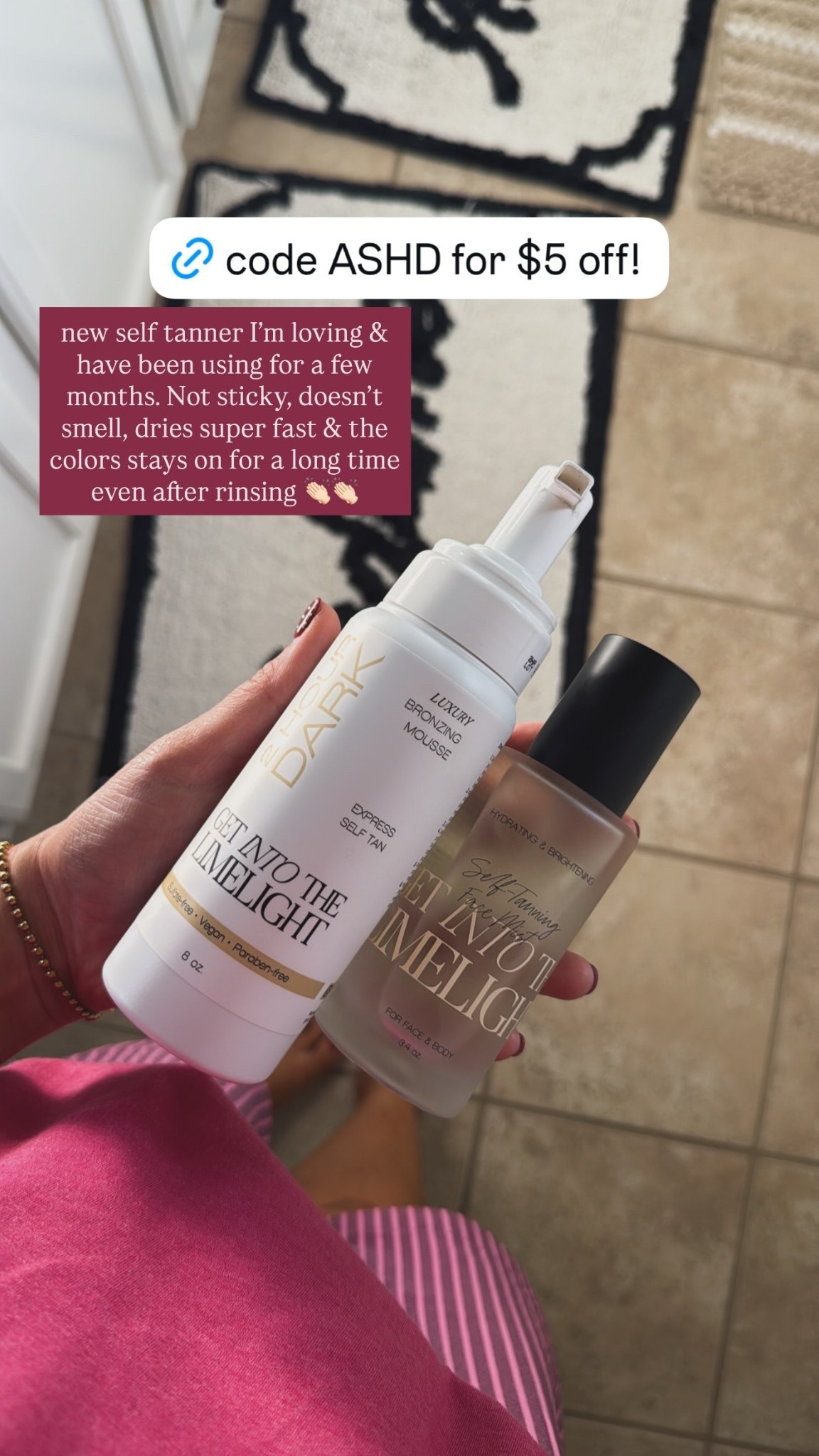 new self tanner I’m loving & have been using for a few months. Not sticky, doesn’t smell, dries super fast & the colors stays on for a long time even after rinsing 👏🏻👏🏻 code ASHD for $5 off

#LTKselfcare #LTKBeauty #LTKdayinmylife