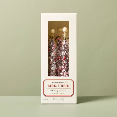 Christmas Milk Chocolate Peppermint Stirrers - 4oz - Hearth & Hand™ with Magnolia Table | Target