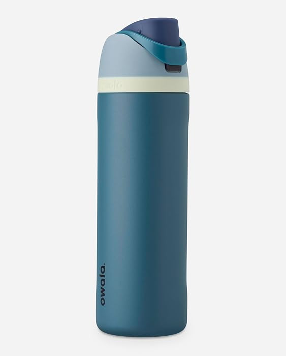 Owala FreeSip Stainless Steel Water Bottle 24 oz Denim | Amazon (US)
