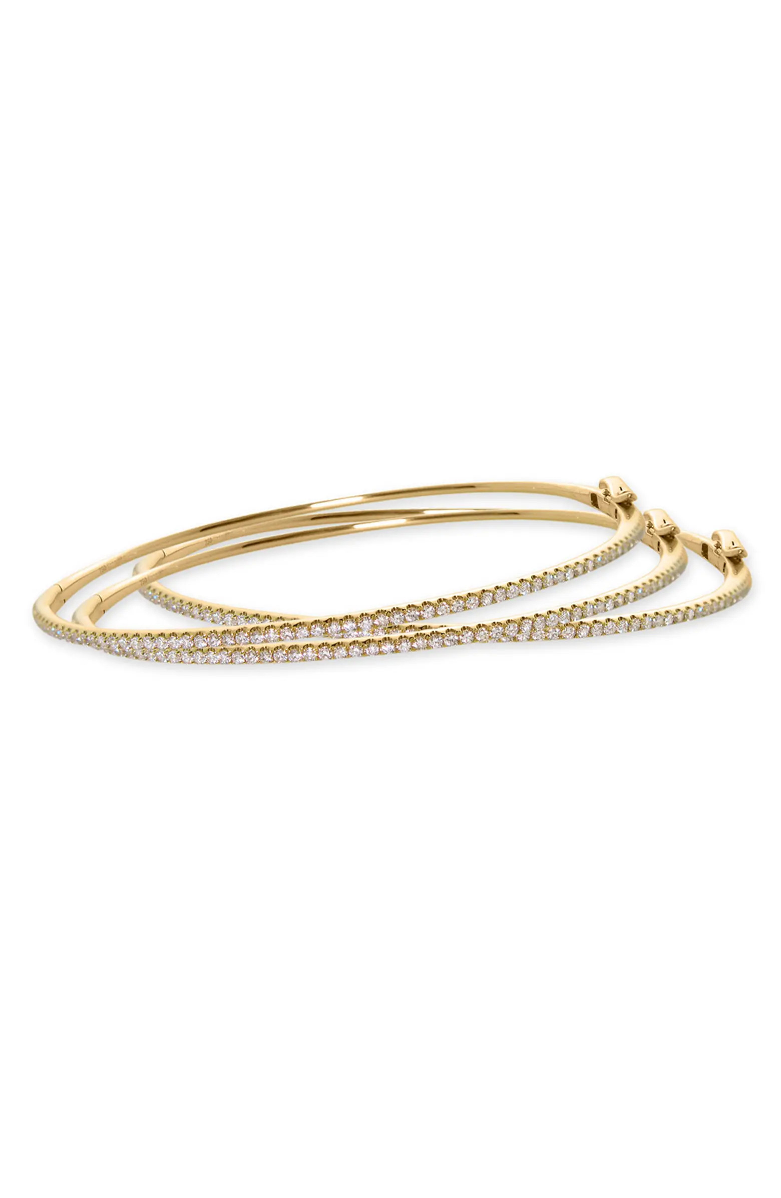 Bony Levy Skinny Stackable Diamond Bangle | Nordstrom | Nordstrom