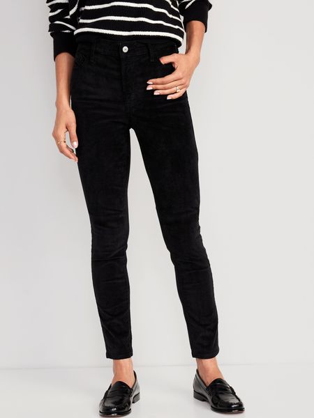 High-Waisted Rockstar Super-Skinny Corduroy Pants for Women | Old Navy (US)