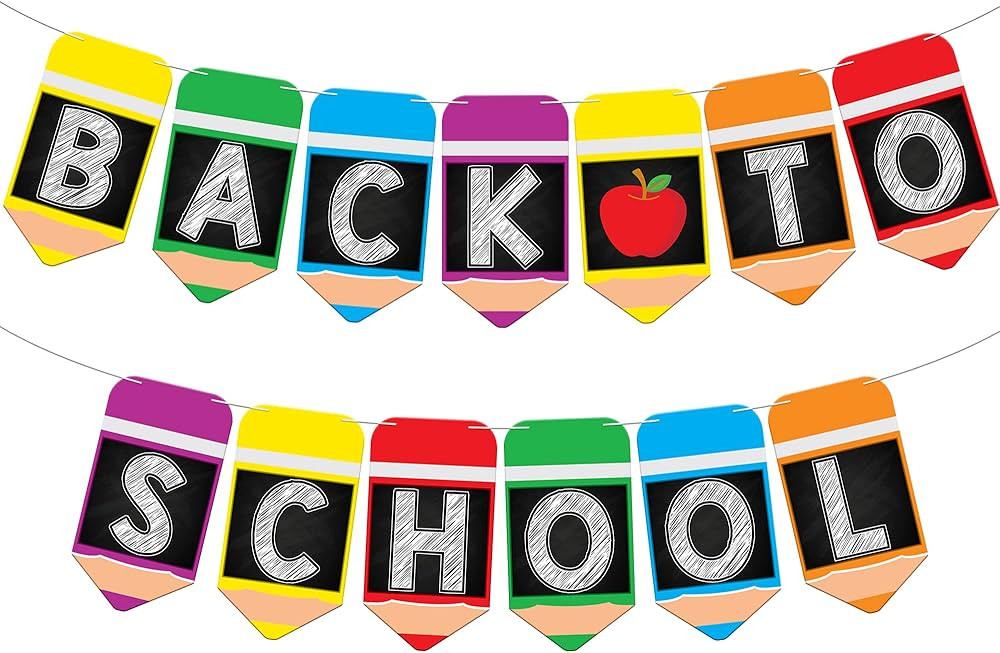 KatchOn Pre Strung Back To School Banner - 10 Feet, Classroom Decor | Amazon (US)