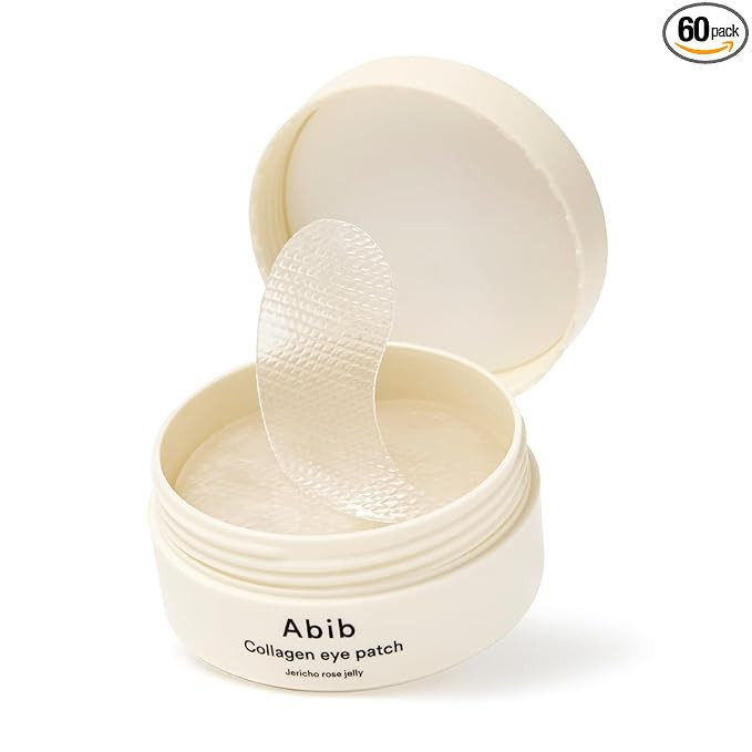 Abib Collagen Eye Patch Jericho Rose Jelly 60 Patches, Korean Under Eye Patches for Puffy Eyes an... | Amazon (US)