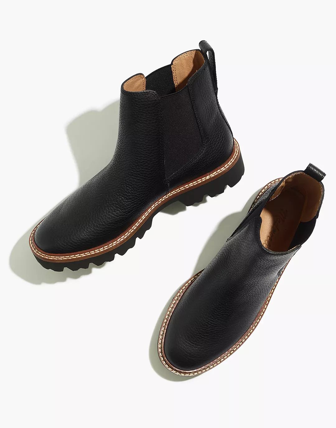 The Citywalk Lugsole Chelsea Boot in Leather | Madewell