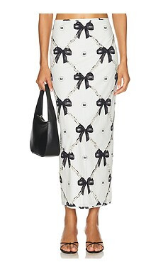 Milkwhite Pencil Skirt in Black from Revolve.com | Revolve Clothing (Global)