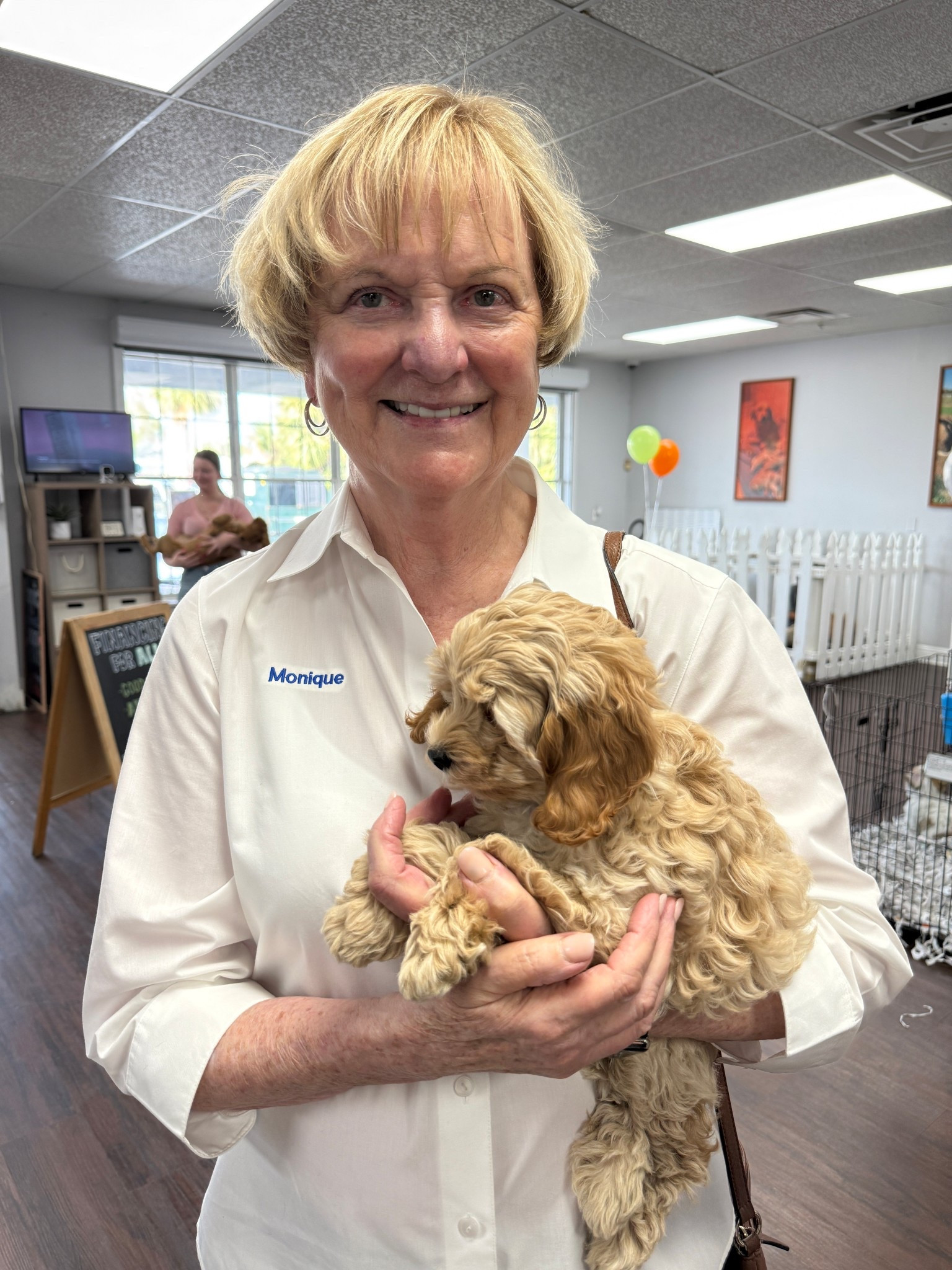 Visited with the cutest puppies ever at All About Puppies today. Should I get a dog? I think I need one! 

#LTKPets