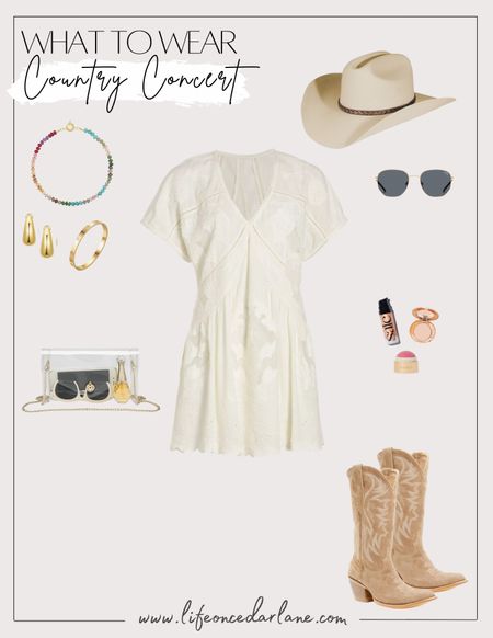 Country Concert Look- such a fun summer dress  and love it paired with these affordable pair of cowgirl boots & cowboy hat from Amazon! 

#summerdress #nashvillelook #countryconcert


#LTKSaleAlert #LTKFindsUnder50