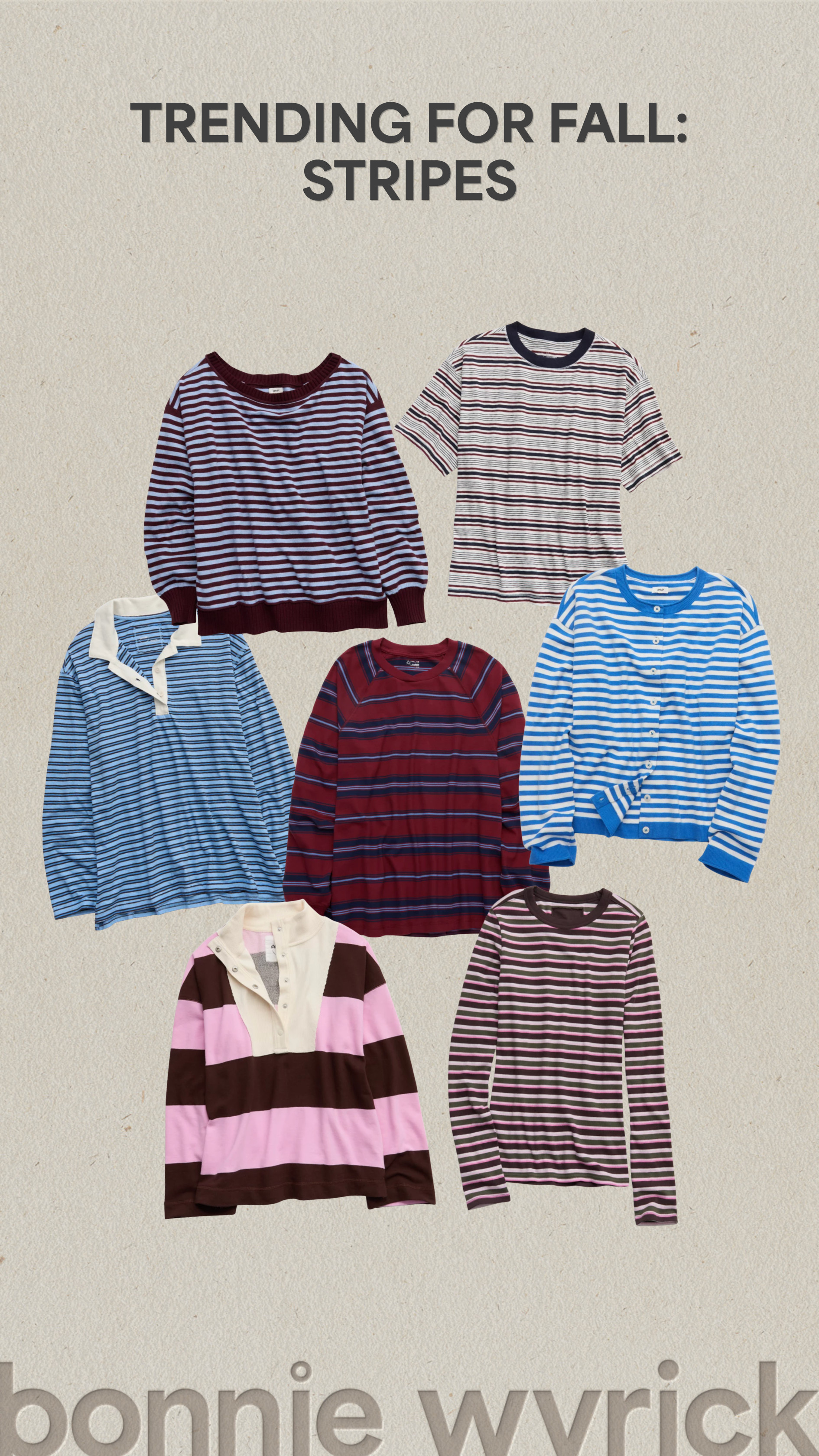 Stripes are going to be having their moment this fall! We saw big rugby stripes last fall, and this year we have a mix of all kinds! SO cute!

Fall outfits, fall trends, whats trending fall 2026, fall style, cozy fall outfits, affordable fall outfit ideas, mid size fall outfits 

 #LTKootd #LTKSeasonal