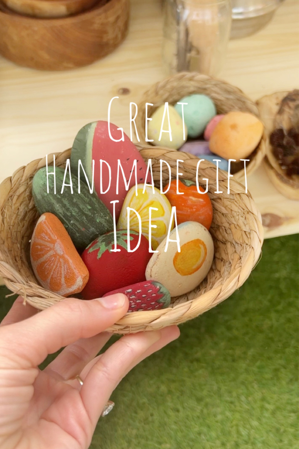 Painted rocks is a fun handmade gift or activity! #paintedrocks #handmadegifts #mudkitchen

#LTKHoliday #LTKkids #LTKGiftGuide