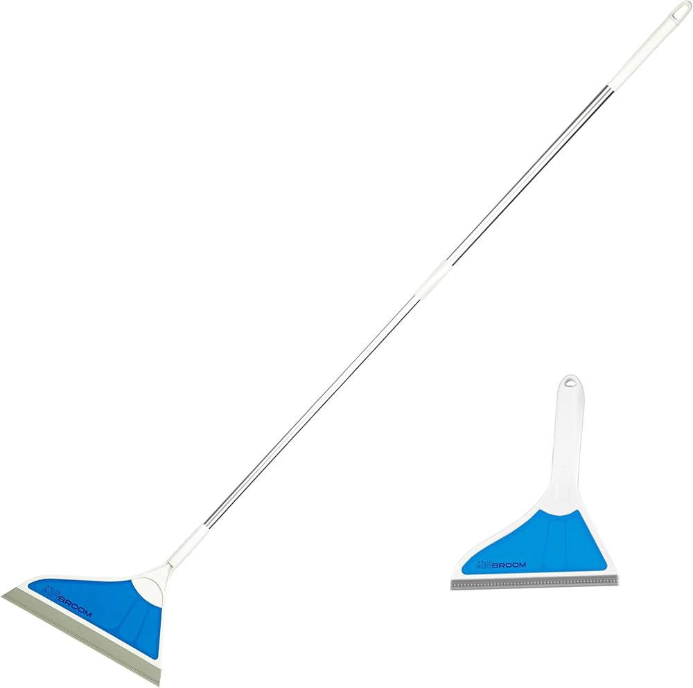 Helio Air Broom 3 Piece Kit All Surface Sweeper and Squeegee for Wet and Dry Cleaning Dust, Dirt,... | Amazon (US)