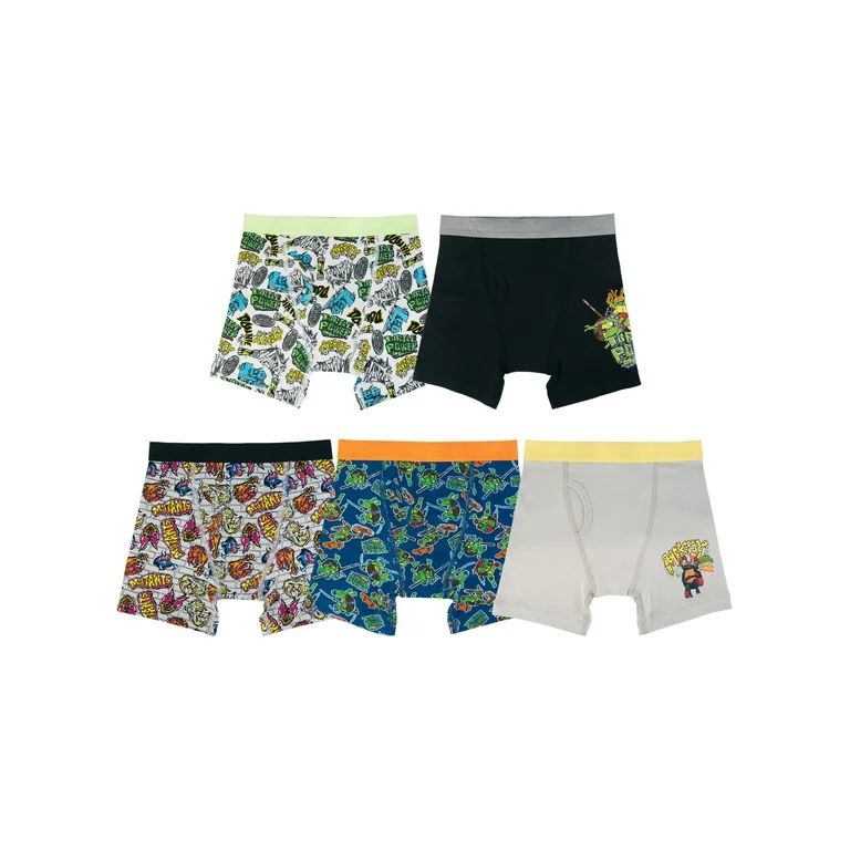 Teenage Mutant Ninja Turtles Cotton Boxer Brief Boys Size 4 | Walmart (US)