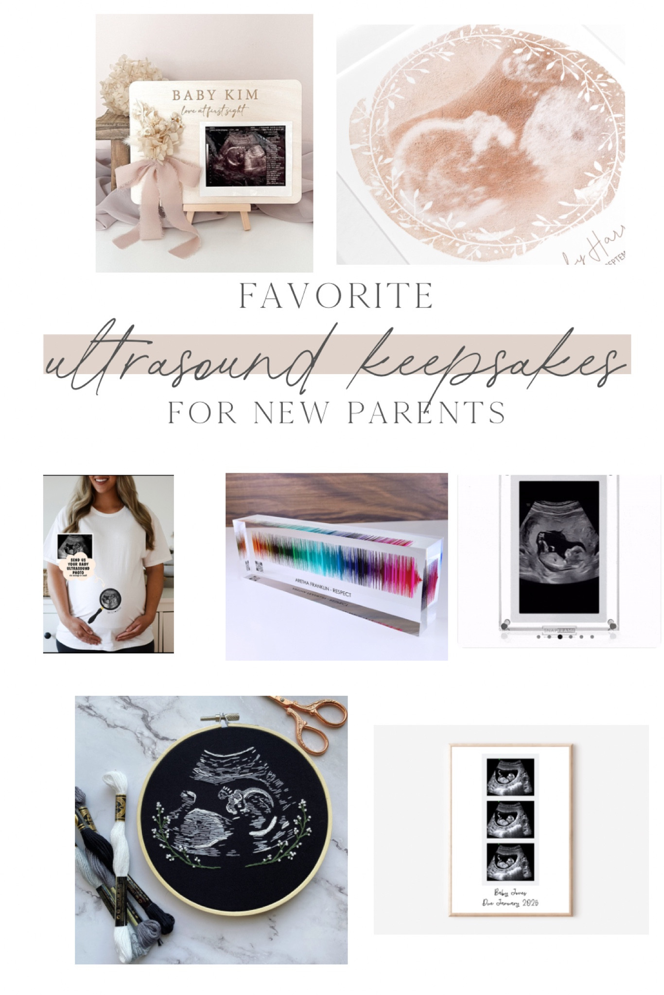 The perfect ultrasound keepsakes for new parents, video frame is from thesnapframe.com 

#LTKBump #LTKBaby