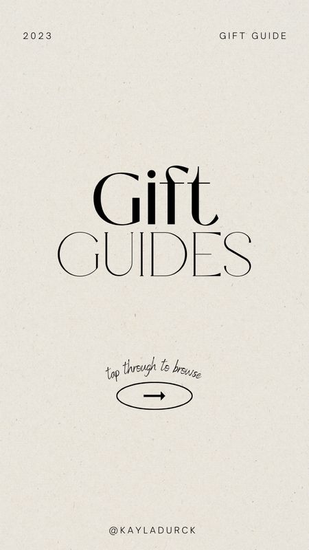 Gift guides are live
For 2023 

#LTKHoliday #LTKGiftGuide #LTKHolidaySale