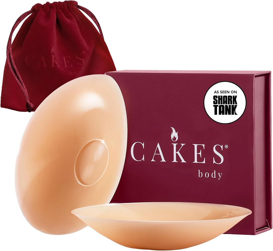 CAKES Body\u00ae sticky Circle Nipple Covers for Women - The Viral Sticky Boobs With an Adhesive-... | Amazon (US)