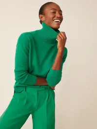 Clara Cashmere Turtleneck | J.McLaughlin