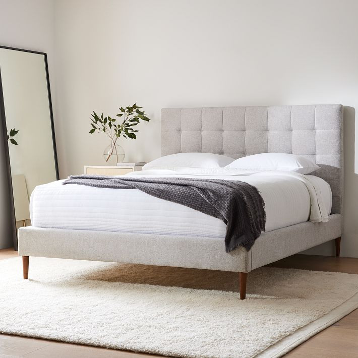 Emmett Bed - Wood Legs | West Elm (US)