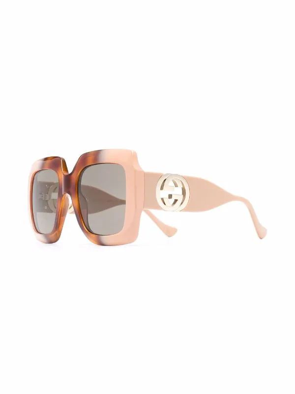 oversized frame sunglasses | Farfetch (US)