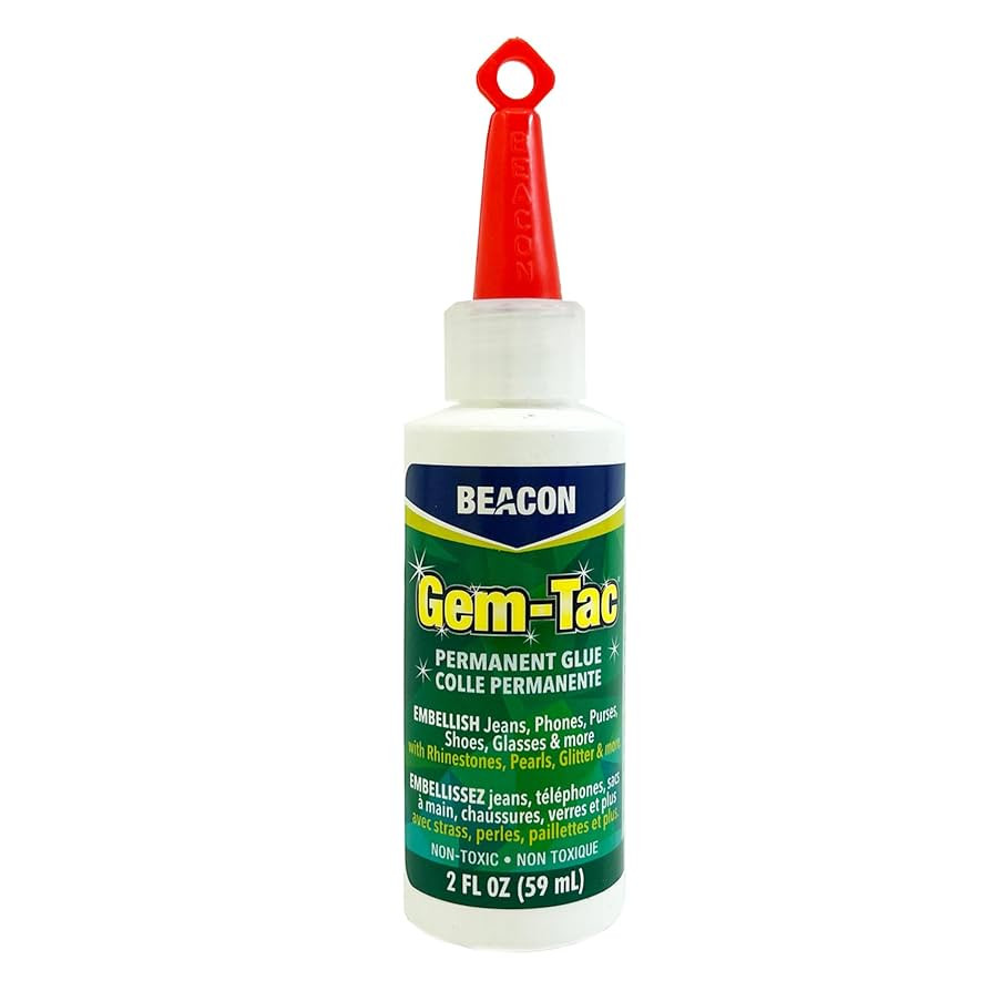 BEACON Gem-Tac Premium Quality Adhesive for Securely Bonding Rhinestones and Gems - Water-Based, ... | Amazon (US)