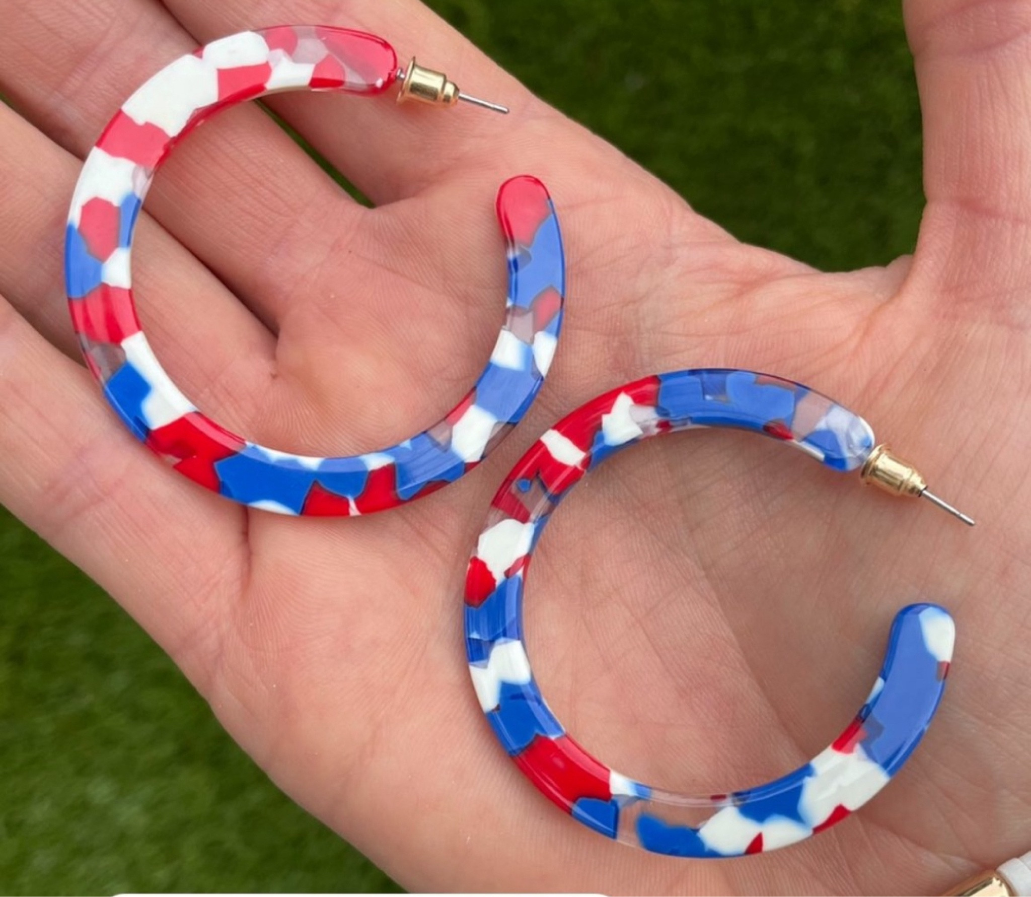  Only $12 #redwhiteandblue love these earring from shop small business great for #memorialdauy #fourthofjuly the #olympics #redwhiteandblueearrings #earrings  #under15

#LTKFindsUnder50 #LTKSaleAlert #LTKSeasonal
