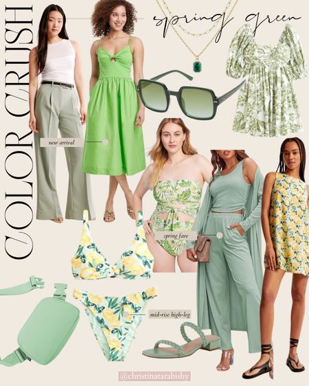 We’ve got a color crush and it’s on Spring Greens! So many version of green work for Spring so I collected some faves! 

#LTKSeasonal #LTKstyletip