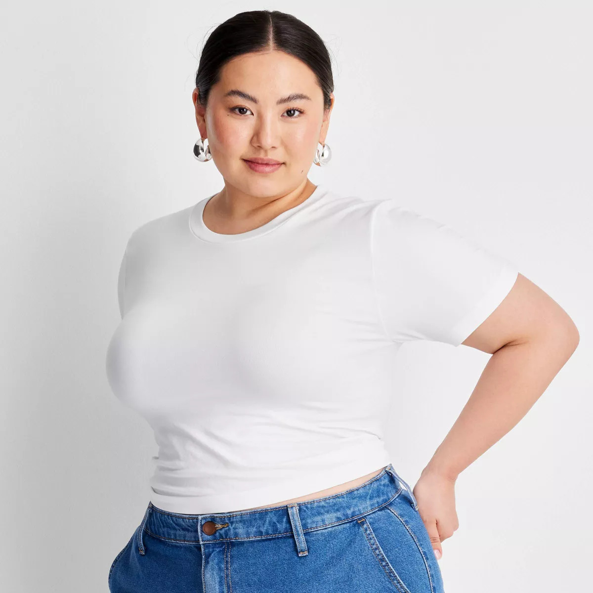 Women's Seamless Crewneck Jersey T-Shirt - A New Day™ | Target