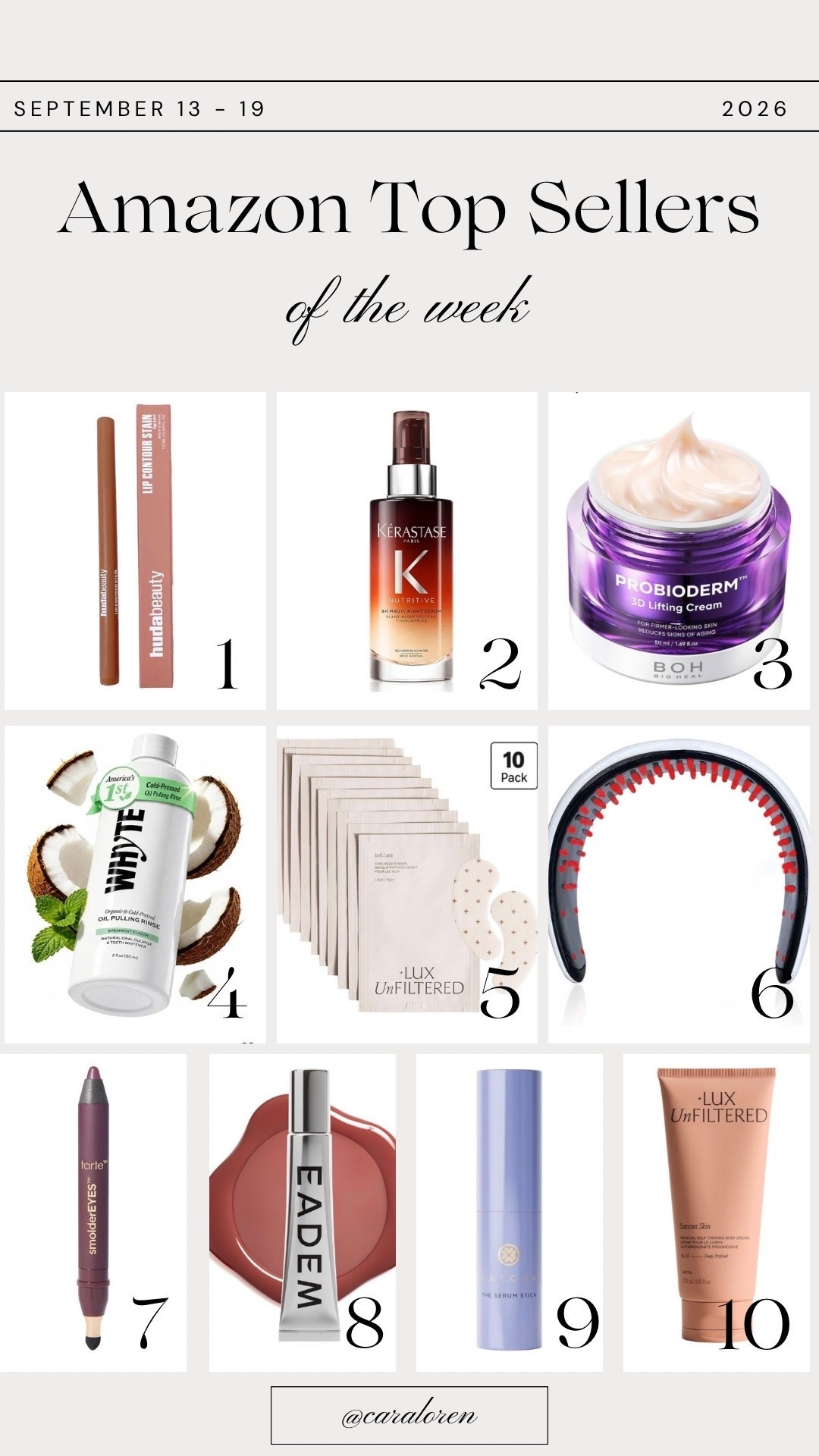 Last week’s Amazon best sellers!

#LTKBeauty