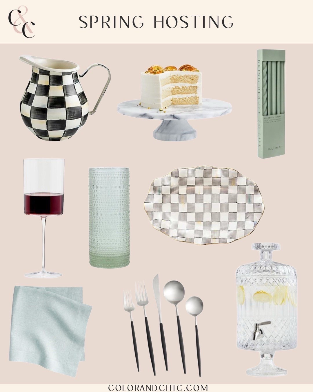 Spring hosting that I love! Perfect for the spring time, outdoors, and summer ￼

#LTKHome #LTKSeasonal