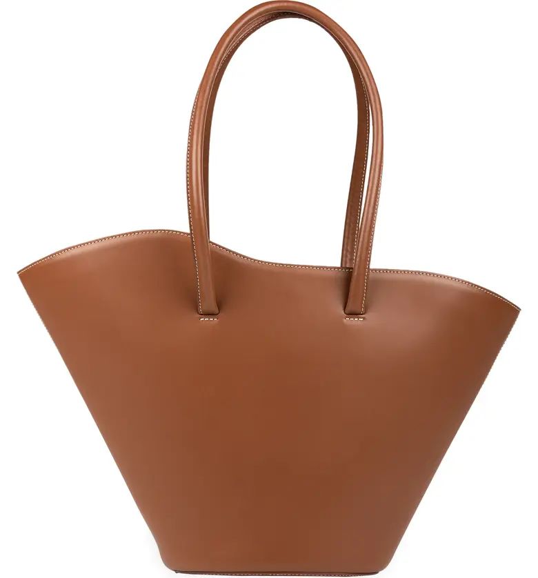 Tall Tulip Leather Tote | Nordstrom