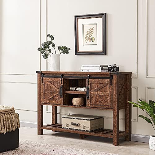 OKD Console Entryway Table Entry Hallway Entrance Foyer Sofa Tables Buffet Sideboard Farmhouse wi... | Amazon (US)