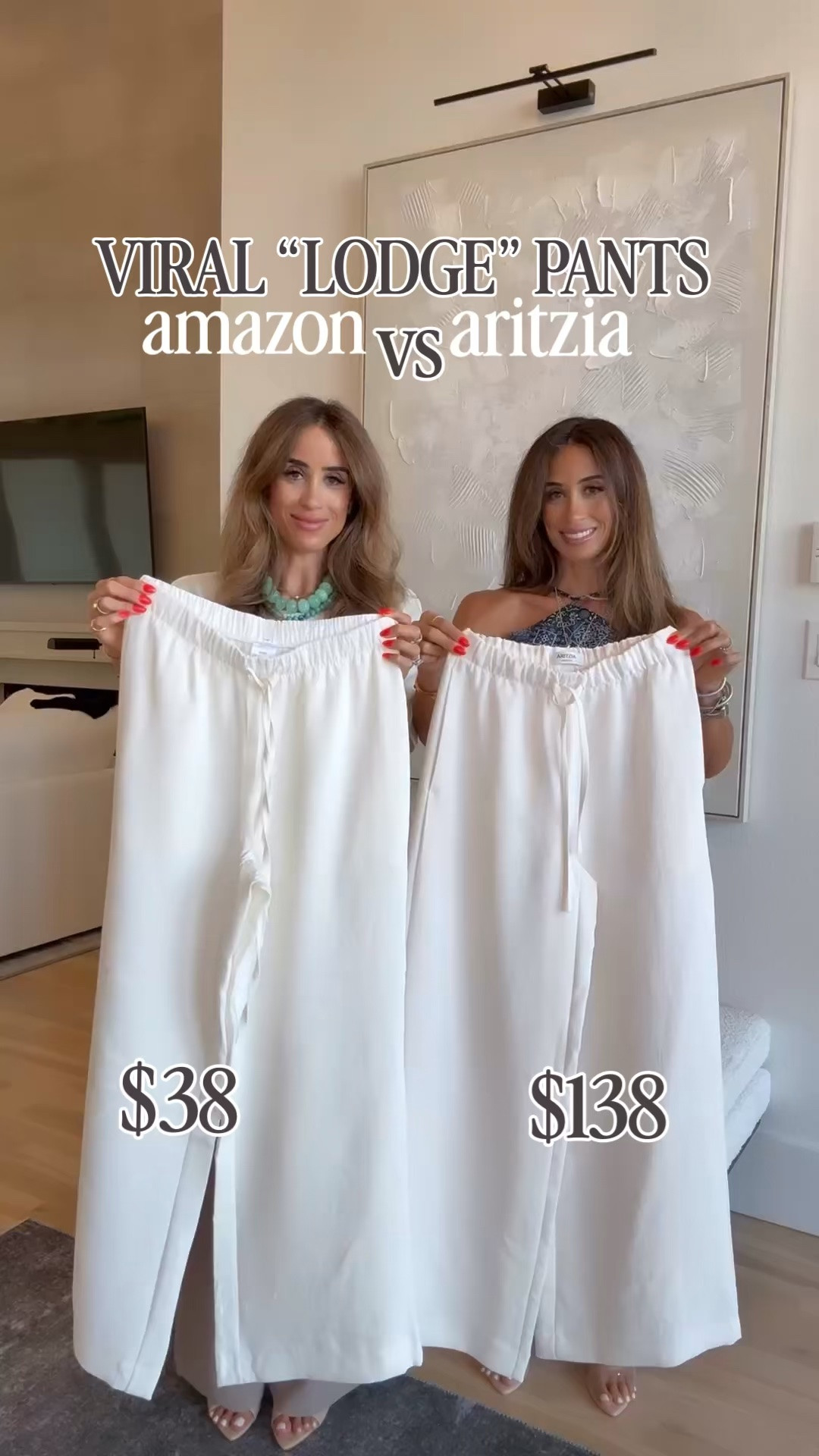 if you are a fan or have been eyeing the viral, non wrinkle crepe pants, we found a nearly *identical* pair on Amazon that’s only $38! We’re shocked at how close these are. Even the way they lay, the pockets and drawstring, the crepe fabric, AND even the petite inseams 👏🏼👏🏼👏🏼

They come in lots of colors and even those are identical to the more expensive pair. We are size xs short in the Amazon style for reference, and are 5’1” 

At this price, you can get 4 pairs for the price of one! 

viral pants, wrinkle-free pants, non-wrinkle pants, look for less, affordable fashion, work pants, travel pants, elevated basics, petite-friendly pants, stretchy pants, comfortable trousers, polished outfit, Amazon fashion

#lookforless #amazonfinds #amazonlookforless #lodgepants

#LTKPetite #LTKWorkwear #LTKOver40