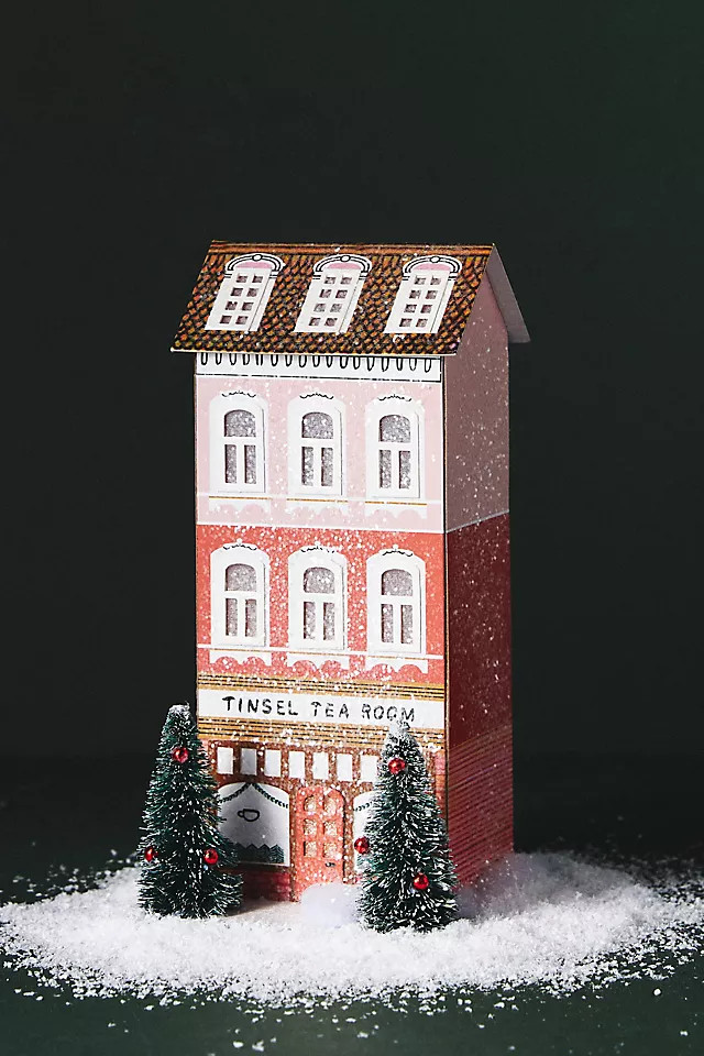 George & Viv Light-Up Tinsel Tea Room | Anthropologie (US)