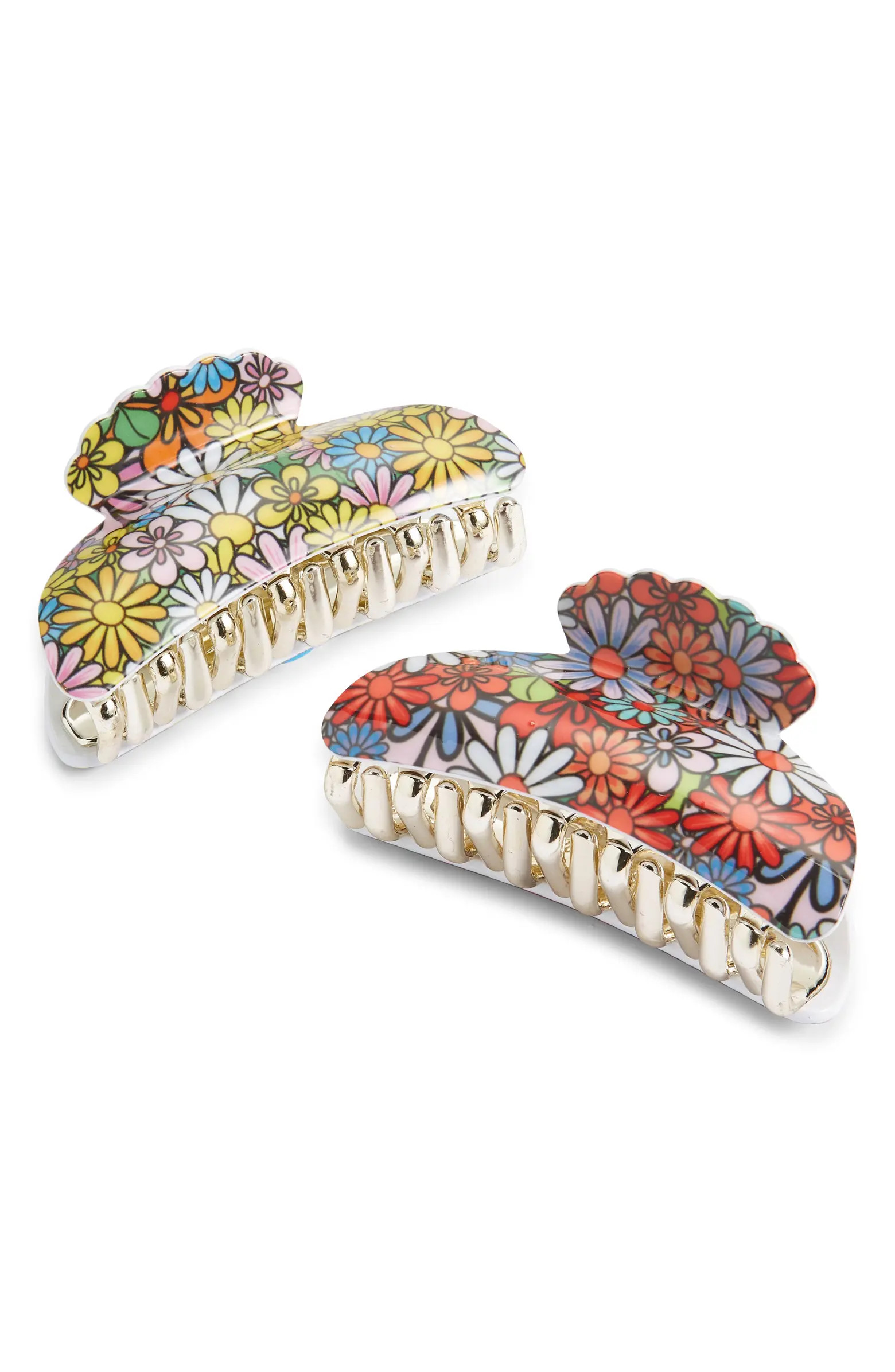 Tasha Floral 2-Pack Jaw Hair Clips | Nordstrom | Nordstrom
