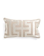 14x26 Linen Pillow With Embroidery | Marshalls