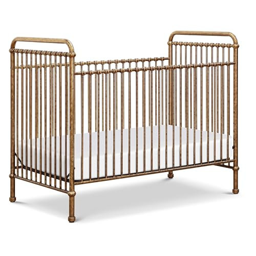 Namesake Abigail 3-in-1 Convertible Baby Crib (Gold) - GREENGUARD Gold Certified - Convertible Crib to Toddler Bed and Daybed - Baby Bed w/ 4 Adjustable Heights - Vintage Baby Crib Convertible | Amazon (US)