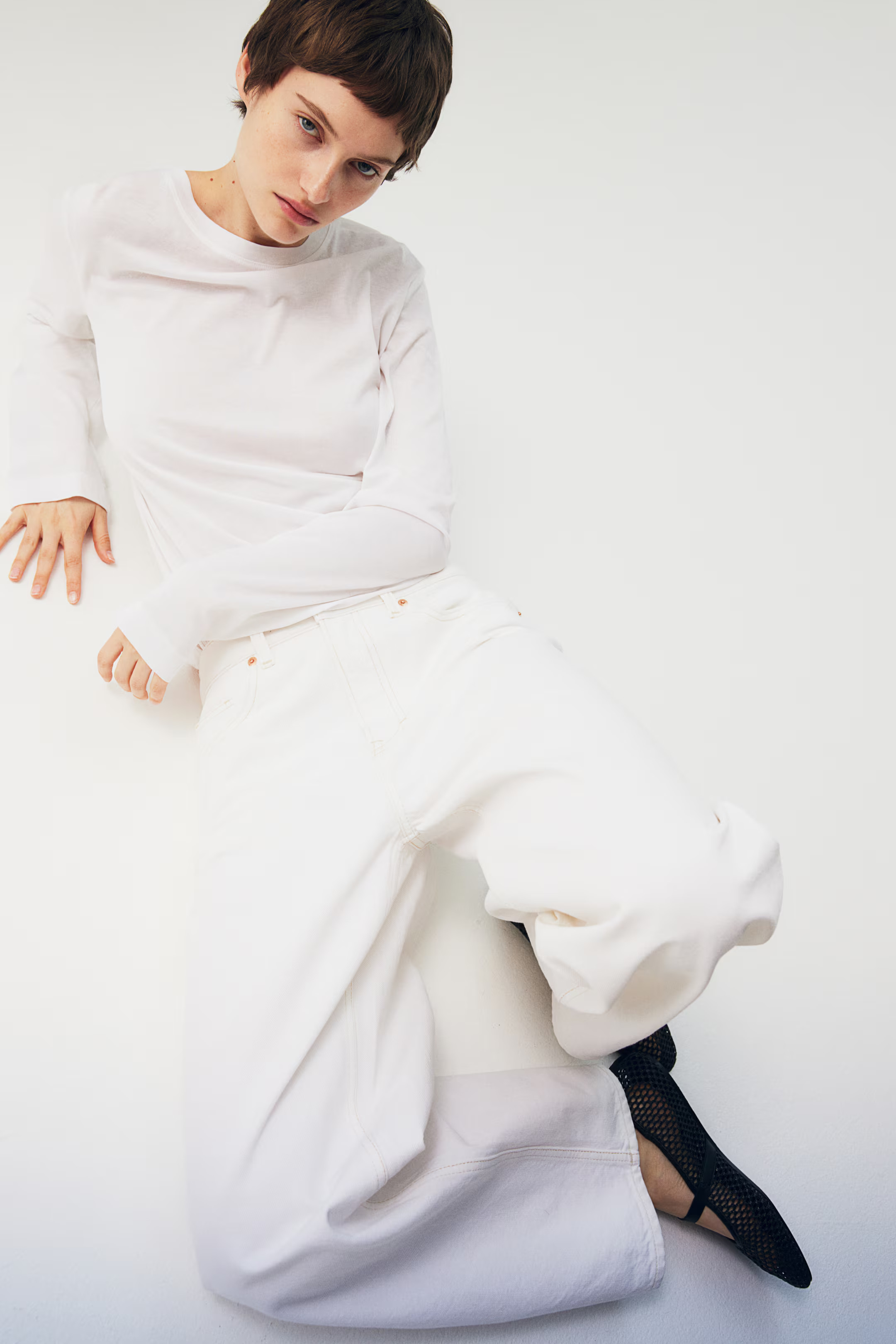 High Rise Wide Leg Baggy Jeans | H&M (US + CA)