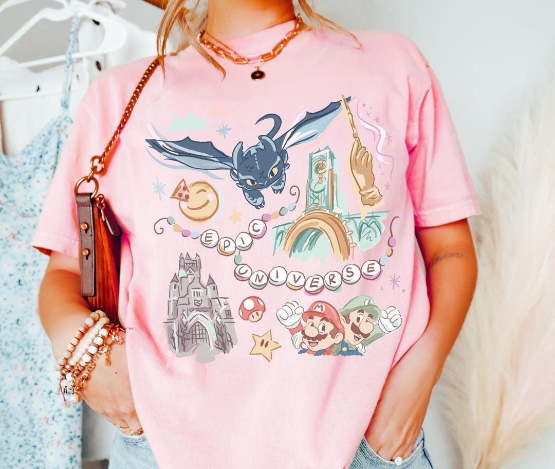 EPIC UNIVERSE TEE 💕

Universal, Orlando Florida, universal vacation, Orlando vacation, universal tee, Mario bros, amusement park outfit 

#LTKTravel #LTKSaleAlert #LTKFamily