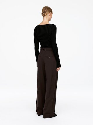Wide-Leg Tailored Trousers | Arket UK