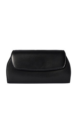 The Row Curved Clutch in Black ANS - Black. Size all. | FWRD 