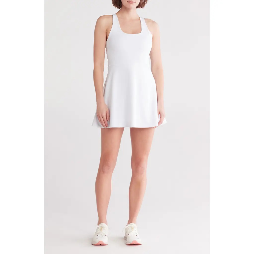 Z by Zella Outscore Racerback Tennis Dress in White at Nordstrom Rack, Size X-Small | Nordstrom Rack