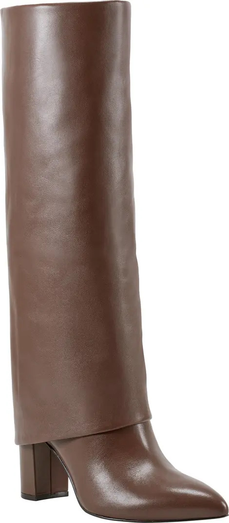 Leina Foldover Shaft Pointed Toe Knee High Boot (Women) | Nordstrom