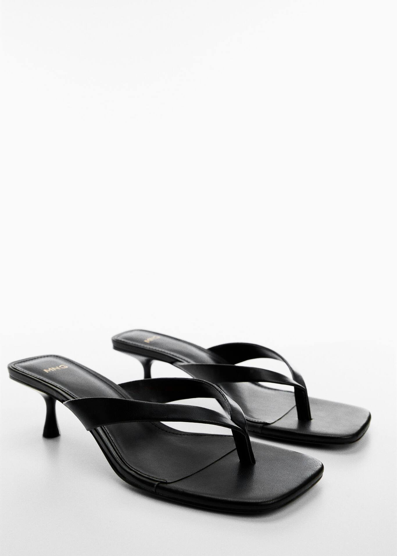 Kitten heel sandal -  Women | Mango USA | MANGO (US)