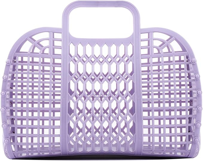 BABANA Reusable Beach Bag - Toddler, Kids Girls Retro Jelly Purse - Halloween, Bridal Shower, Eas... | Amazon (US)