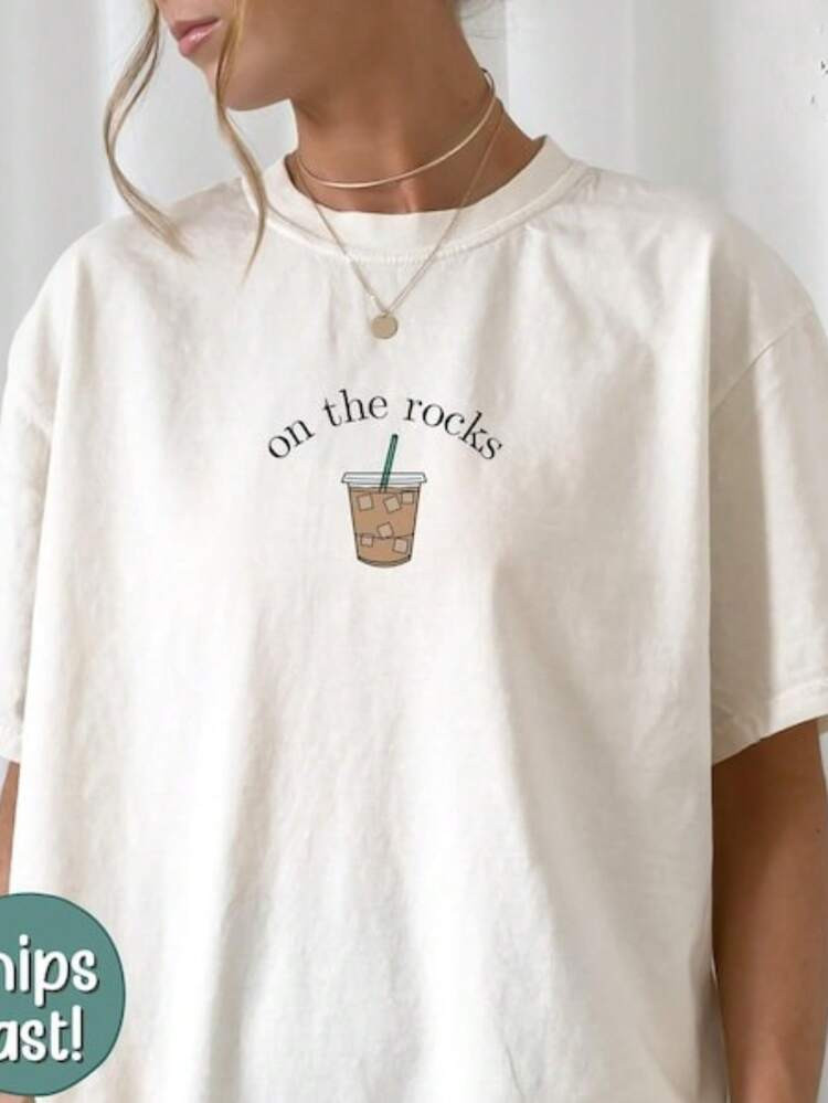 Coffee Shirt Iced Coffee Lover Gift Coffee Lover Tee Funny Coffee Gift Coffee TShirt Coffee T-Shi... | SHEIN