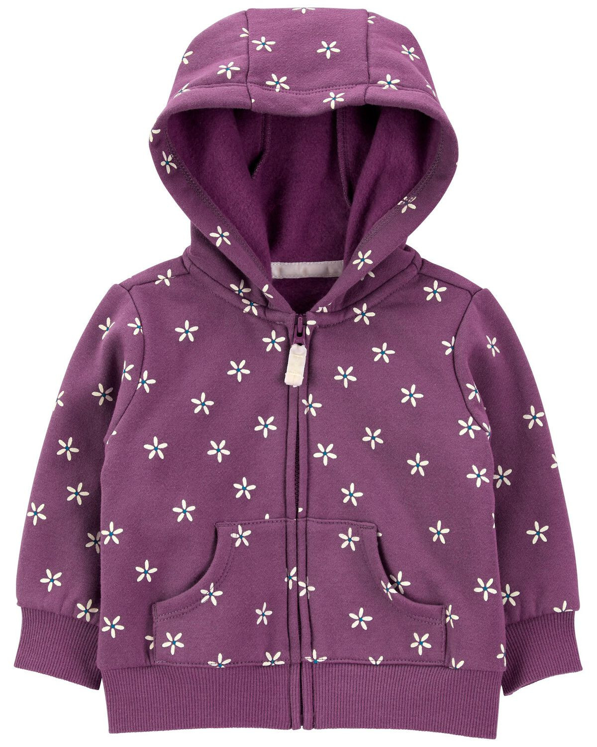 Purple Baby Zip-Up Fleece Hoodie | carters.com | Carter's