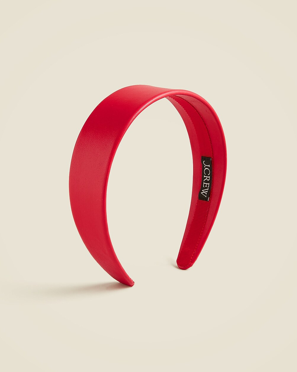 Retro leather headband | J. Crew US