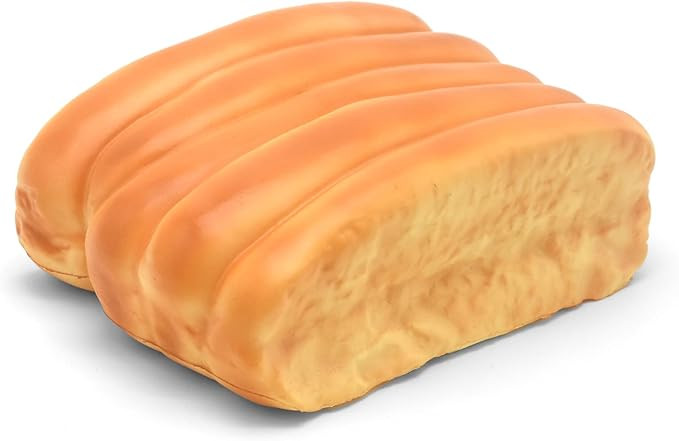 Milk Bread Rolls 6.7" Slow Rising Squishy Giant Squishies for Kids Gift Toys | Amazon (US)