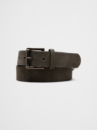 Suede Roller Buckle Belt | Banana Republic Factory