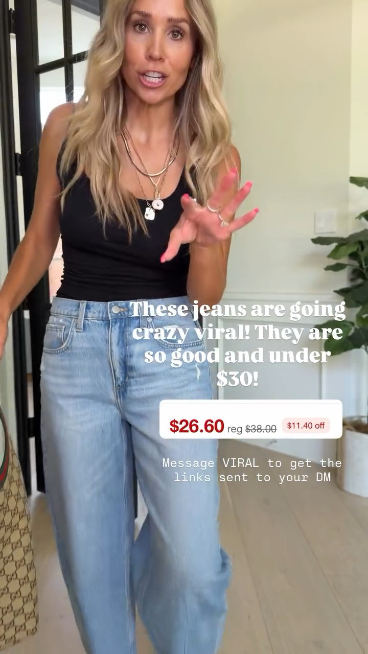 Sale ends TOMORROW! ✨🎯
These jeans are going crazy viral and for good reason!

#LTKgrwm #LTKootd #LTKdayinmylife