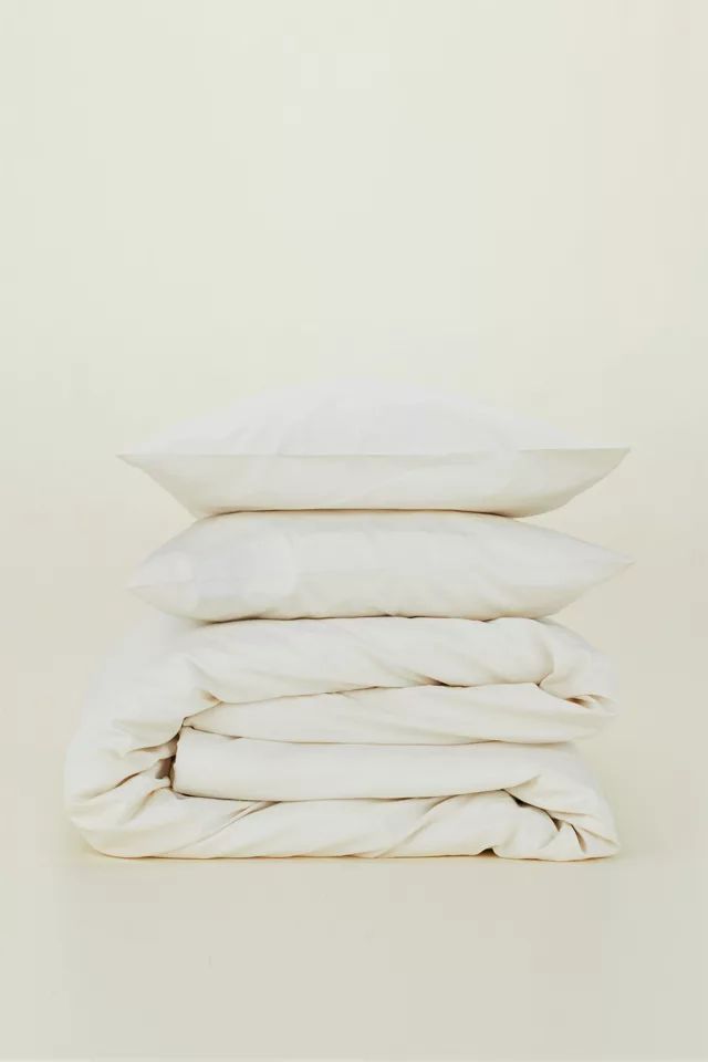 Hawkins New York Essential Organic Cotton Percale Duvet Cover | Urban Outfitters (US and RoW)